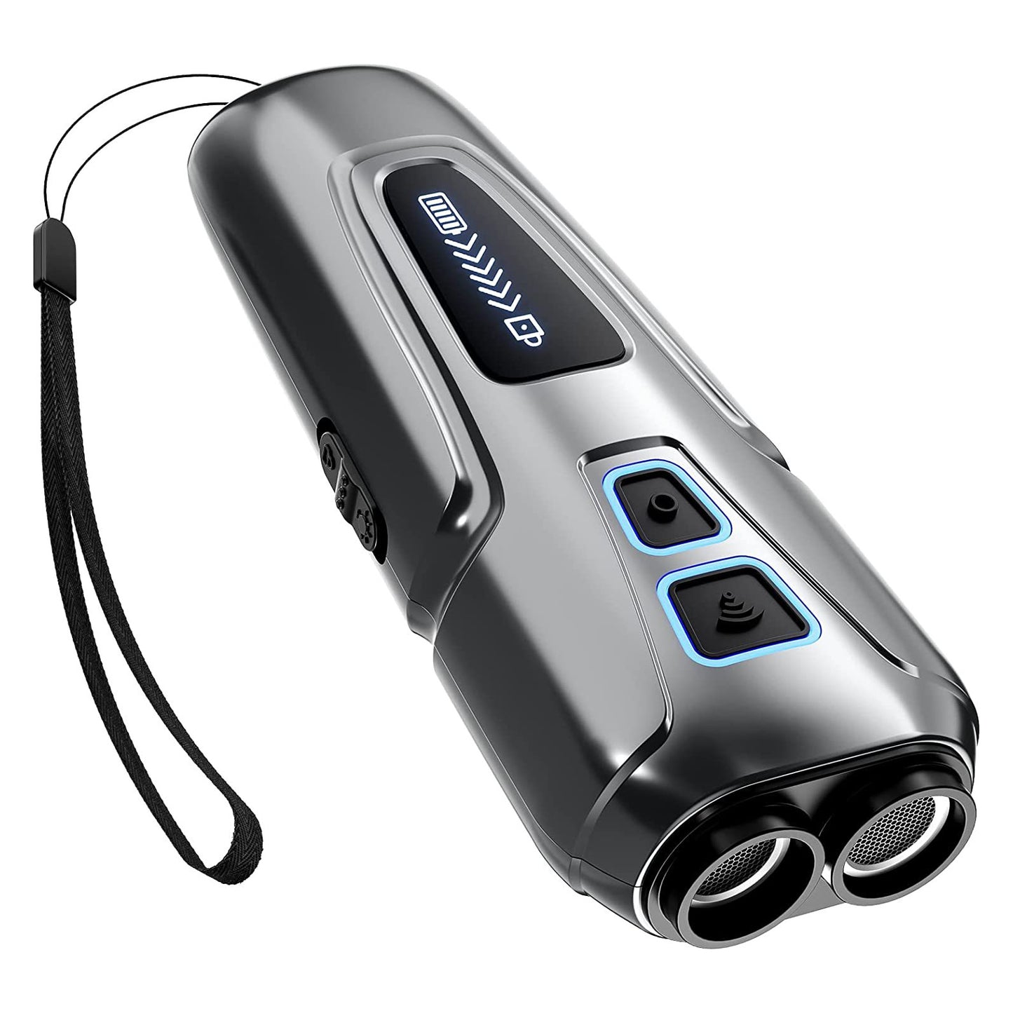 5'i 1 arada LED Bisiklet ?n Braketi Lamba Korna Cep Telefonu Tutucu Uyar? Zili G¨¹? Bankalar? MTB Bisiklet El Feneri USB ?arj Edilebilir Bisiklet Aksesuarlar? 5 Alarm Ses Efekti ile