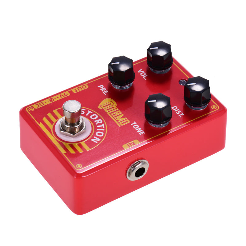 Mistaha Elektro Gitar için Presence Distortion Ses Tonu Kontrolleri ve True Bypass Tasarımı ile D-9 Distortion Gitar Efekt Pedalı