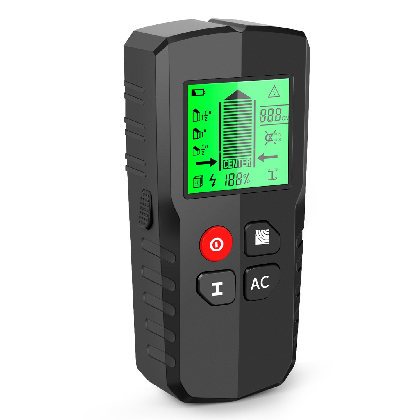 LCD Arka Ayd?nlatmal? Ekran Dijital Duvar Dedekt?r¨¹ Metal Sens?r¨¹ Ah?ap Saplama Bulucu AC Kablo Taray?c? Be? Tarama Modu De?i?tirilebilir