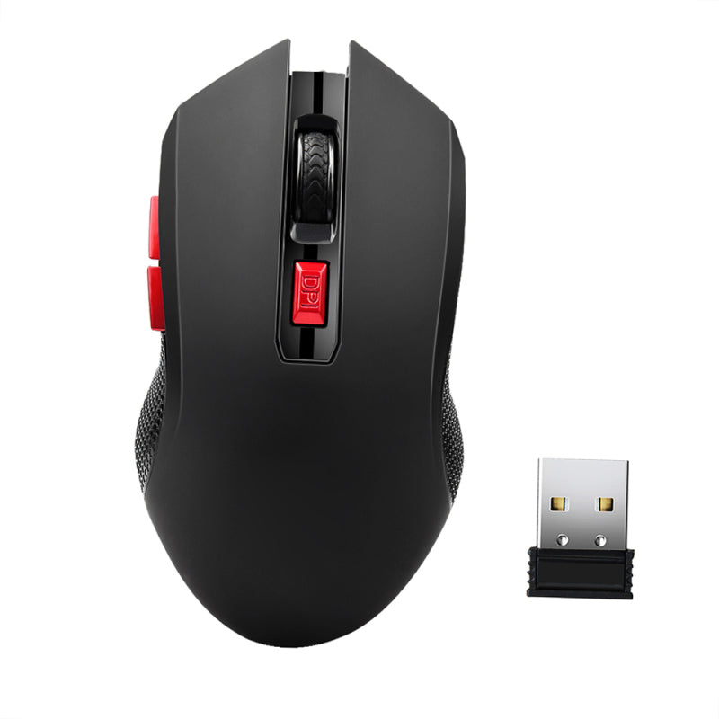 YWYT G817 Wireless Mouse 2.4G Wireless Gaming Mouse 2400DPI 6 Buttons Optical Ergonomic Mouse with USB Receiver for PC Laptop