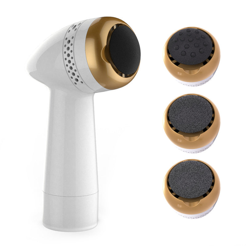 Tignapoo Elektrikli Ayak Törpüsü 2 Farklı Taşlama Başlığı ve 1 Masaj Başlığı Ayarlanabilir Hızları USB Nasır Sökücü Taşınabilir Ayak Öğütücü Çatlak Topuklar ve Sert Cilt Kaldırma için Pedikür