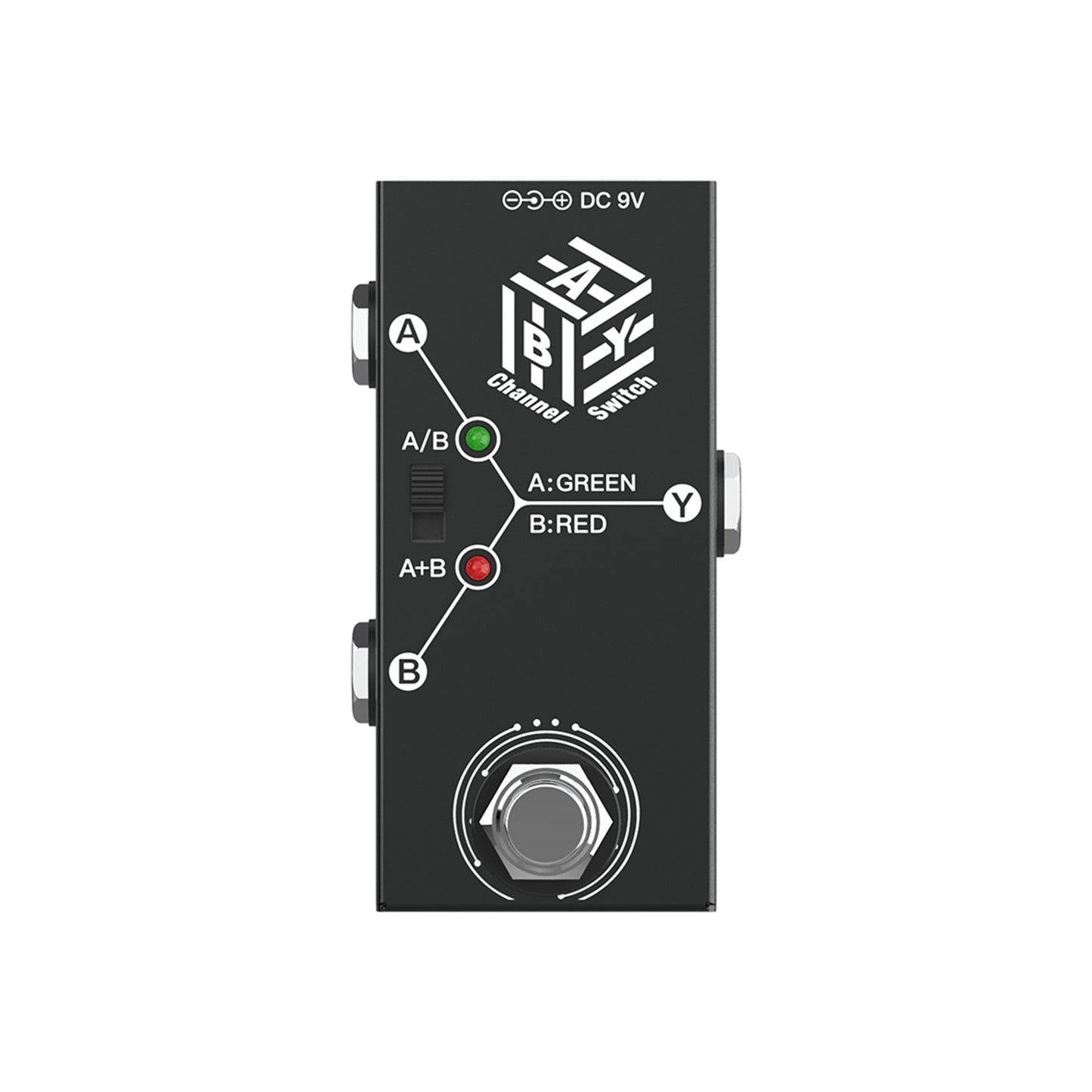 Gitar Pedallar? ABY Box Line Se?ici AB Anahtar? Mini Gitar Efekt Pedal? ?ift Y?nl¨¹ ?anz?man Metal Kasa Kaymaz Destek A/B veya A ve B Modlar?