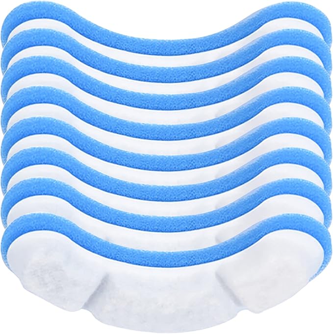 8 adet Filtre 61OZ/1.8L Şeffaf Kedi Su Çeşmesi Filtreleri Evcil Hayvan Çeşmesi Aktif Karbon Filtresi Kedi Çeşmesi için Yedek Filtre