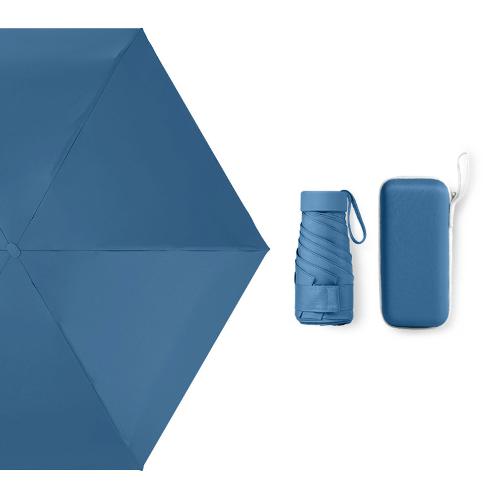 Mini Seyahat G¨¹ne? ?emsiyesi Su Ge?irmez Katlan?r ?emsiye Kaps¨¹l ?eklinde ?emsiye K?l?fl?