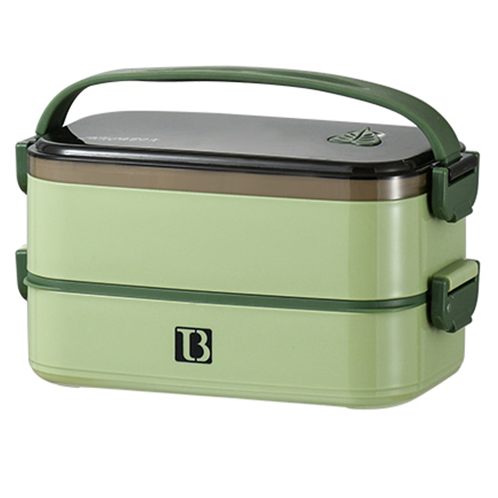 1.4L ??kar?labilir ??le Yeme?i Kutusu 304 Paslanmaz ?elik ?ift Katmanl? 3 B?lmeli Ta??nabilir Bento Kutusu S?z?nt? Yok B¨¹y¨¹k Kapasite Yeti?kinler ?ocuklar Kamp Ofis A??k Ye?il