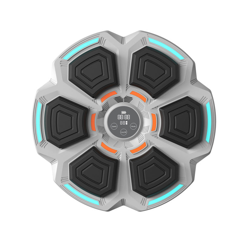 Hanzete Boks Eldivenli Müzik Boks Makinesi Müzik Çalma Aydınlatması BT Duvara Monte Akıllı Müzik Delme Makinesi 9 Hız Ayar Seviyesi Yetişkinler için Akıllı Sayma Spor Salonu Kapalı Ev Garaj