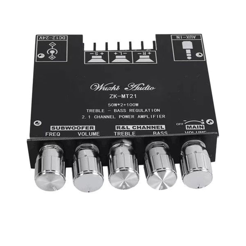 MT21 2.1-Kanal BT AUX Digit Ses G¨¹? Amplifikat?r¨¹ Mod¨¹l¨¹ 20-100W Korna ??in Uygun Y¨¹ksek G¨¹?l¨¹ Ses Amplifikat?r¨¹