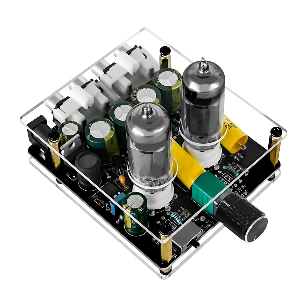 Electronic Tube Preamplifier Multifunctional Tube Amplifier Preamp Bile Buffer Auido Amp Speaker Sound Amplifier Home Theater DIY Module