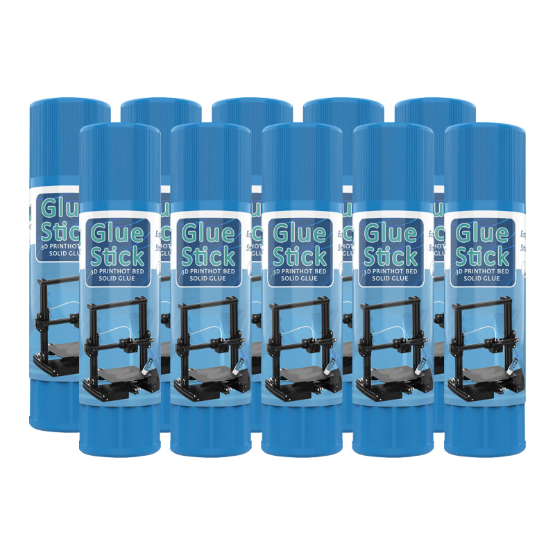 kajilai 3D Yazıcı Tutkal Çubukları PVP Katı Tutkal Çubukları Sıcak Yatak Platformu için Yıkanabilir Cam Plaka Kolay Çıkarma 10 ADET