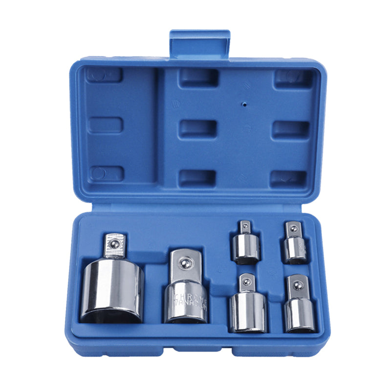 Hanzete 6 Adet Set Dönüşüm Kolu Darbe Soket Dönüştürücü Üniversal Mafsal Soket Adaptörü Darbeli Sürücü Dönüşümleri Darbe Soket Adaptörü Jointer Cırcır Çelik Döndürmek için Kare Çelik Soket Seti