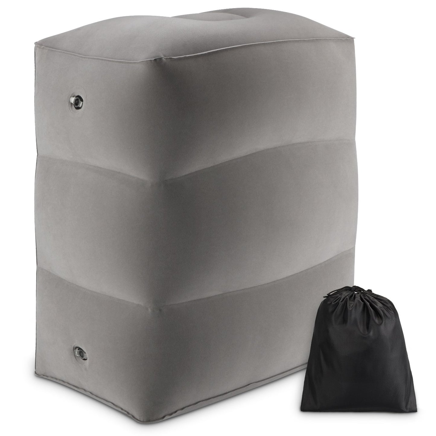 ?i?me Seyahat Ayak Dinlenme Yast??? ?ocuk U?ak Yata?? Ayarlanabilir Y¨¹kseklik Bacak Yast??? ?ocuklar ve Y¨¹r¨¹meye Ba?layan ?ocuklar ??in D¨¹z Bir Yatak Yap?n U?ak, Tren, Araba ??in Harika Gri