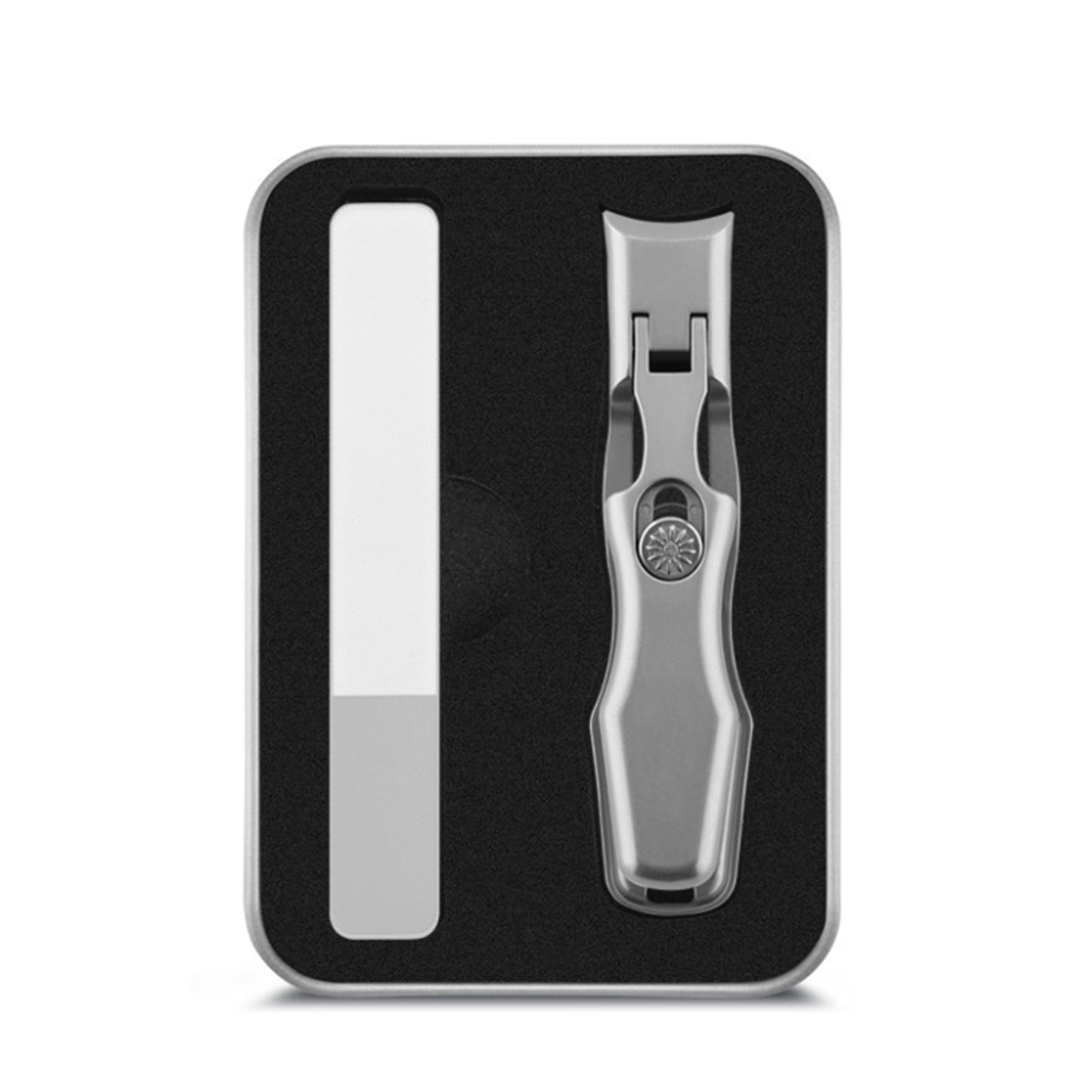 Nail Clipper Fingernail Toenail Clippers for Thick Nails with Catcher Thick Nails Stainless Steel Wide Jaw Opening Toenail Splash-Proof Ergonomic Curve Fingernail Trimmer