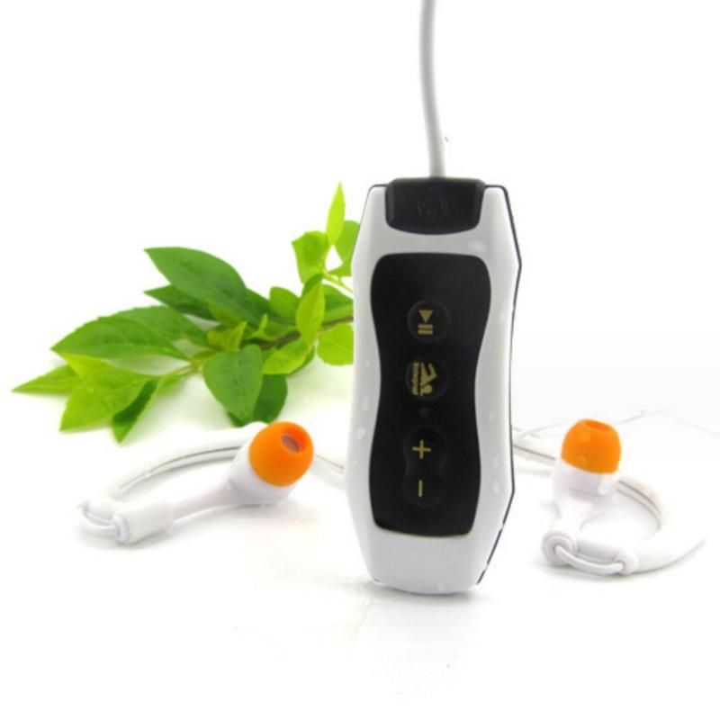 kajilai MP3 Müzik Çalar HiFi Ses Kafa Bandı Yüzme Dalış Klipsi MP3 FM IP68 Su Geçirmez USB 2.0 Şarj Edilebilir Yüzme Koşu kulaklık