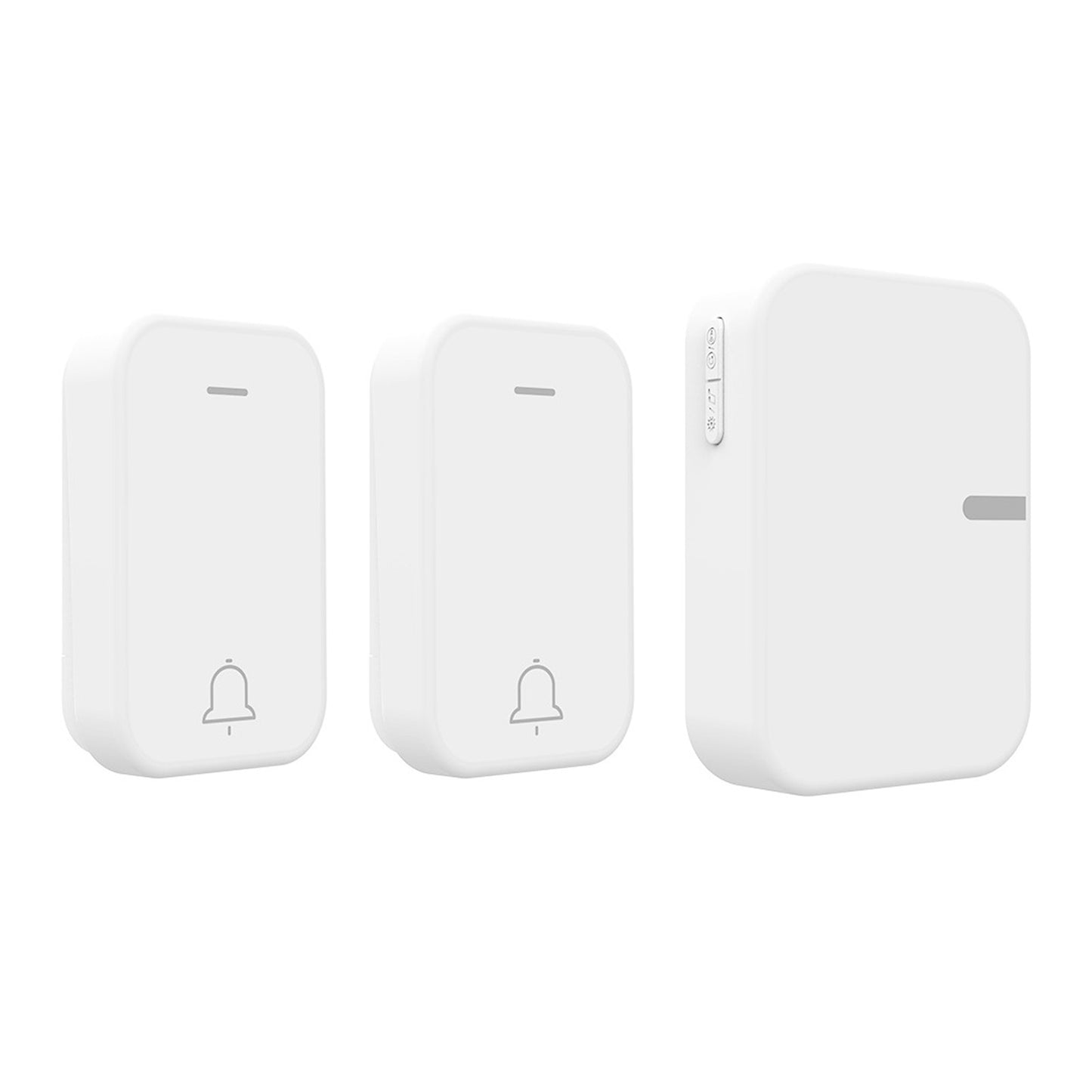 Self Powered Wireless Doorbell Waterproof Smart Doorbell Without Battery 150M Remote Distance 2 Doorbell+1 Receiver