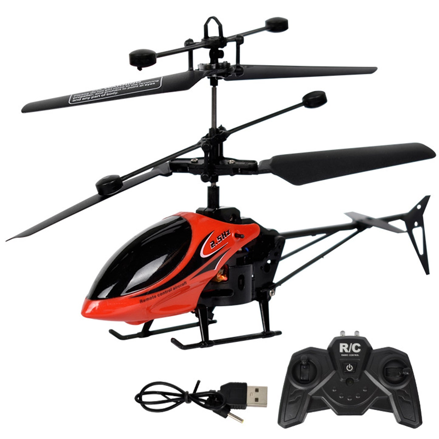 RC-Helikopter 2 Kanal Uzaktan Kumandal?-Jyro I??kl? Helikopter Mini Helikopter veya ?ocuklar ve Yeti?kinler ?? Mekan D?? Mekan Mikro RC-helikopter Oyuncak Hediye