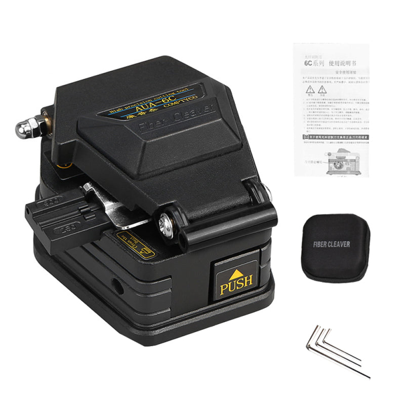 Fiber Cleaver Kablo Kesme Aleti FTTT Fiber Optik Kesici Sungsten Steel Blade Cleavers, 3in1 Fikstür ile