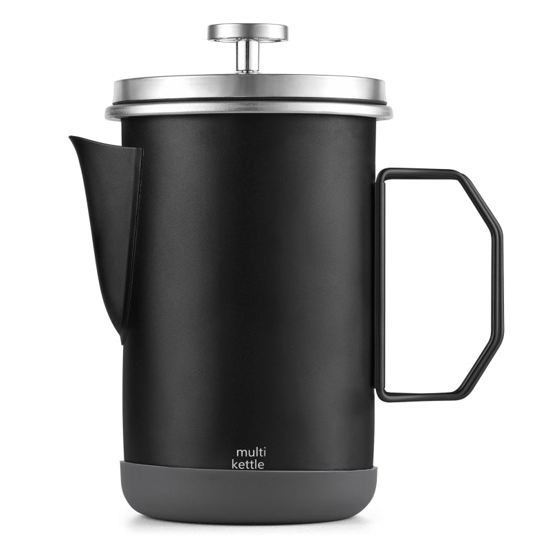 French Press Kahve Makinesi 1L Kamp French Press Katlanabilir Saplı Paslanmaz Çelik French Press Kahve Potu Kahve Su Isıtıcısı