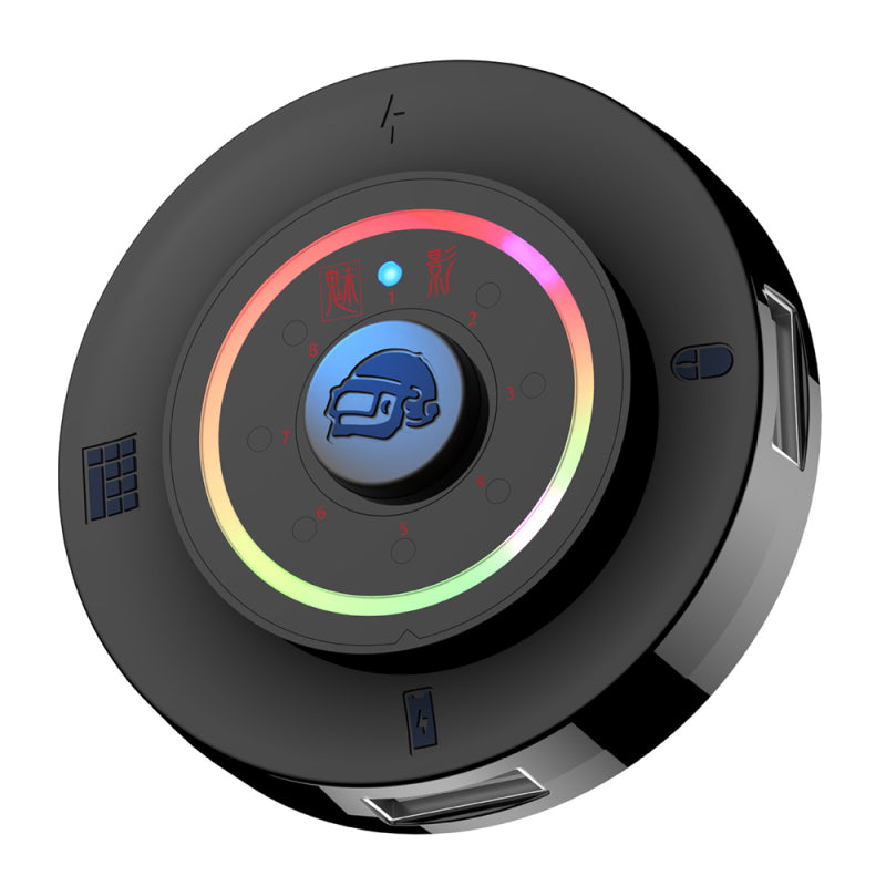 M16 Mobile Game Keyboard Mouse Converter Adapter BT5.1 Wireless Connection Low Latency Support Android iOS System