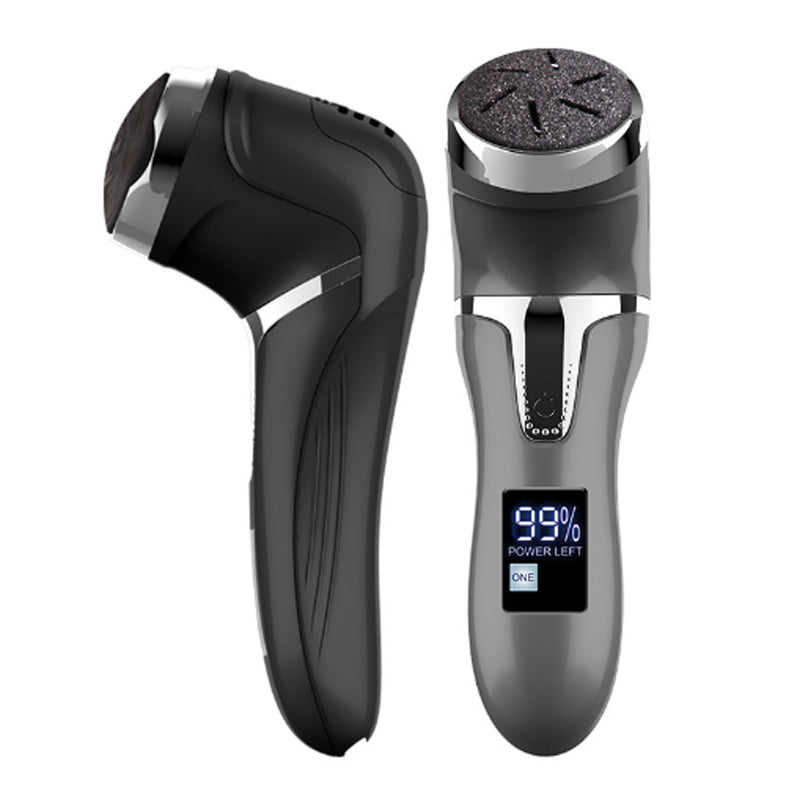 Elektrikli Ayak Nasır Temizleme Seti Taşınabilir Ayak Törpüsü Pedikür Aletleri 3 Öğütme Başlığı 2 Hızlı IPX7 Su Geçirmez LCD Pil Ekranı Çatlak Topuklar Nasırlar Sert Kuru Ölü Deri Temizleyici