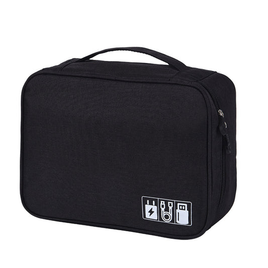 kosingna Ve Kablosu Saklama Çantası Seyahat Şarj Po Düzenleyici Çok Fonksiyonlu Bölme Büyük Kapasiteli