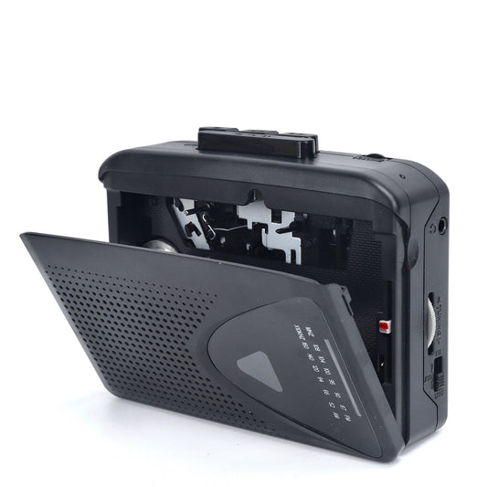 Cassette Player Walkman Cassette Player Portable Retro Speaker Multiple Power Supply Methods AM/FM Radio Function High Quality Sound Perfect Companion for Music Lovers