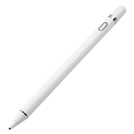 Evrensel Stylus Kalem Elastik Saf Bak?r U? Otomatik Kapanma iOS/Android/Windows Kapasitif Dokunmatik Ekranlarla Uyumlu, Beyaz