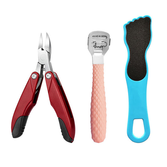 Tignapoo Batık veya Kalın Ayak Tırnakları için Ayak Tırnağı Makası Çok Fonksiyonlu Katlanabilir Batık Ayak Tırnağı Alet Seti Ayak Tırnağı Düzeltici Ayak Tırnağı Temizleyici Tırnak Dosyası içerir