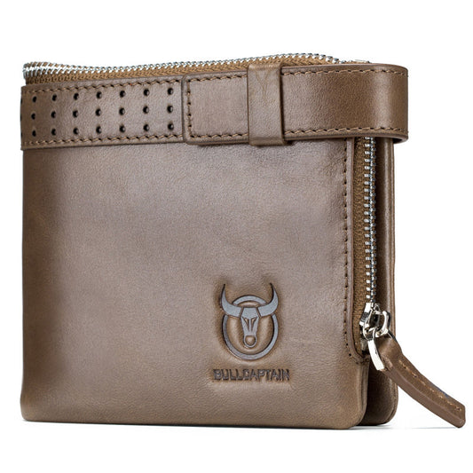 Men Bifold Leather Wallet Travel Wallet Purse Credit Card Holder