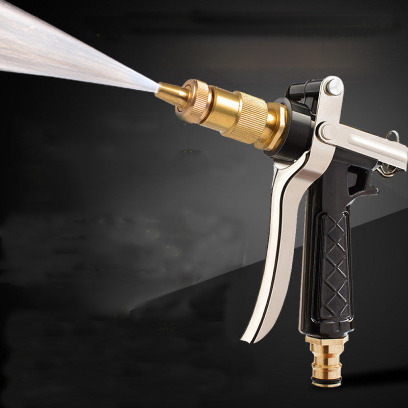 Hanzete Yüksek basınçlı araba yıkama suyu tabancası, ev araba yıkama aletleri, sulama çiçekleri su borusu su tabancası, meme metal araba yıkama suyu tabancası (su boruları hariç)