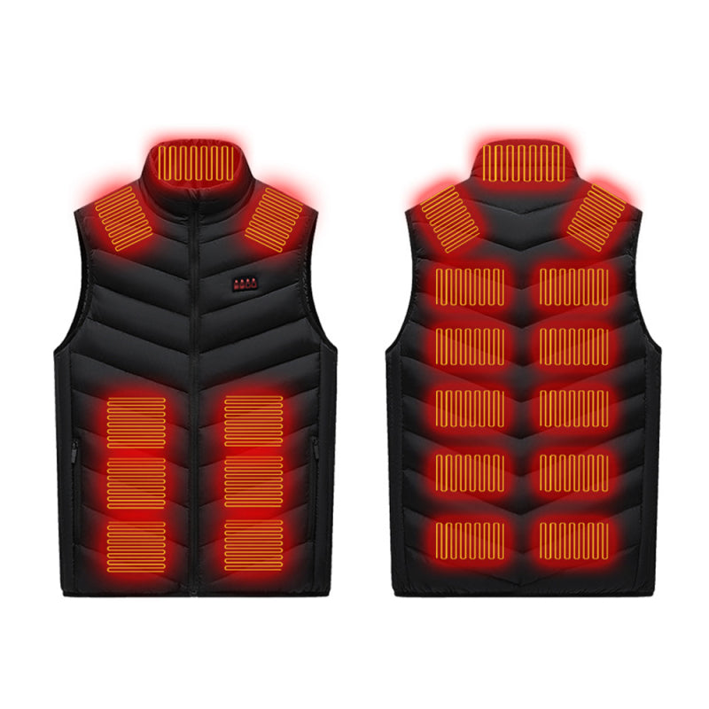 Heated Vest Large Area Intelligent Constant Temperature Electric Heating Vest Adjustable USB