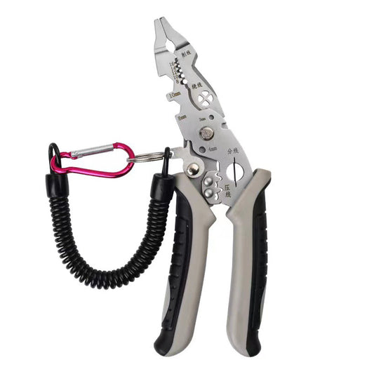 ?ok i?levli kablo soyucu profesyonel kablo soyma aleti ta??nabilir elektrik kablosu kesici elektrik?i s?kma pensesi metal kilitli toka ile ev aletleri bak?m? i?in