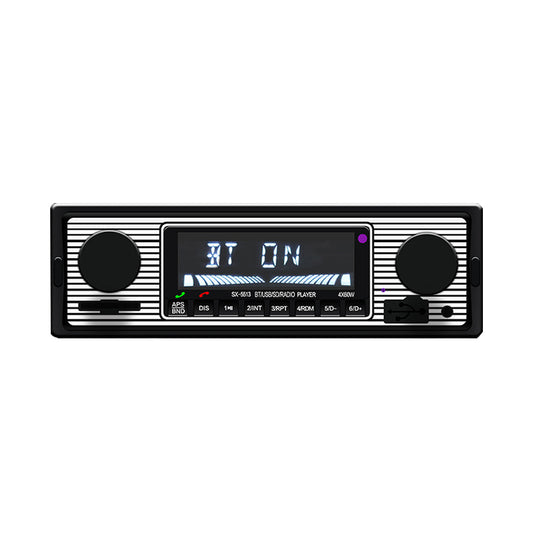 Bt Vintage Radio MP3 Player Stereo USB AUX Classic Car Stereo Audio U Disk