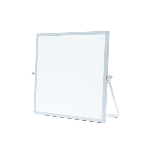 JIELISI White Board Dry Erase Easel Magnetic Whiteboard with Stand Dual-Sided Message Boards Desktop Wall-mounted with 1pcs Erasable Pen 2pcs Magnets for Drawing Painting Teaching Memo Students