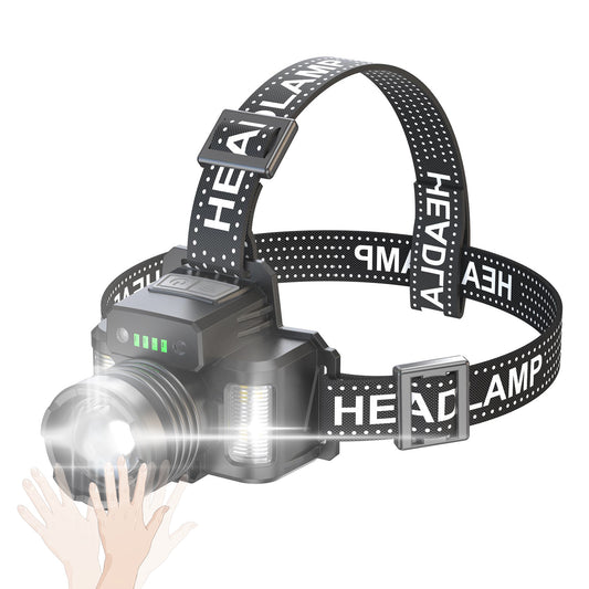 Hareket Sens?rl¨¹ LED Kafa Lambas? Su Ge?irmez USB ?arj Edilebilir Kafa Lambas? Yak?nla?t?r?labilir Kafa Lambas? ?al??ma I???? El Feneri Kamp Y¨¹r¨¹y¨¹? Bal?k??l?k Bisiklet ??in