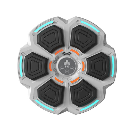 Hanzete Boks Eldivenli Müzik Boks Makinesi Müzik Çalma Aydınlatması BT Duvara Monte Akıllı Müzik Delme Makinesi 9 Hız Ayar Seviyesi Yetişkinler için Akıllı Sayma Spor Salonu Kapalı Ev Garaj