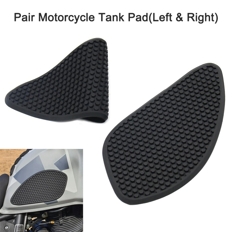 kajilai Gaz Tankı Koruyucu Motosiklet Tank Pad, 3D Motosiklet Tankı Sticker Koruyucu Çıkartması Gaz Yağı Yakıt Deposu Ped Koruyucu Sol ve Sağ Siyah SUZUKI V-Strom DL650 DL650XT DL1000