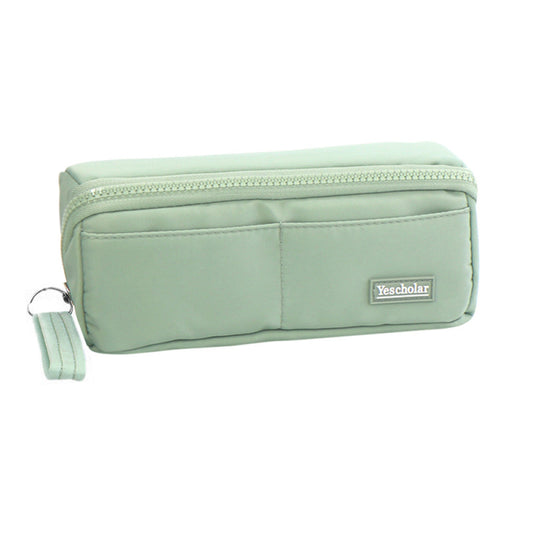 kajilai Kalem Çantası Büyük Kapasiteli Kalem Kutusu Kırye ile Dayanıklı ve Temizlemesi Kolay Fermuarlı Cebi Kolay Kavrama Saplı Okul Ev Depolama için Mükemmel Çok Katmanlı Cep Ofis Organizatör Sanatçı