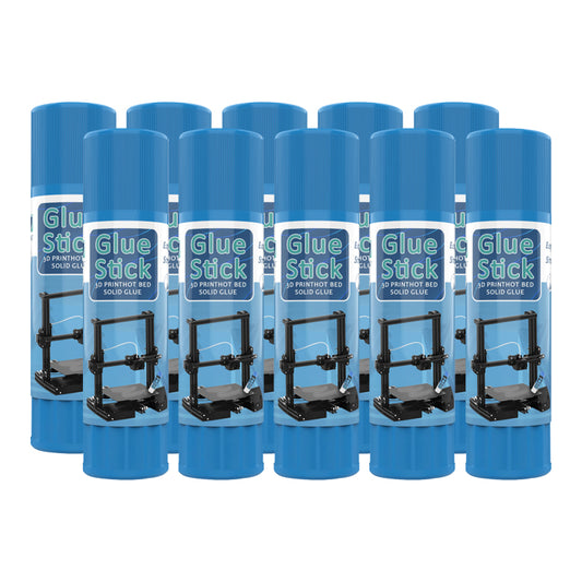kajilai 3D Yazıcı Tutkal Çubukları PVP Katı Tutkal Çubukları Sıcak Yatak Platformu için Yıkanabilir Cam Plaka Kolay Çıkarma 10 ADET