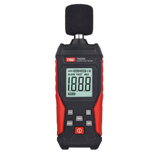 TASI TA650A Digital Sound Level Noise Meter Measurement 30-130dB Decibel Detector Audio Tester Metro Diagnostic-Tool Smart Sensor