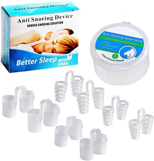 8 ADET Anti-Horlama Burun Dilat?rleri Seti Anti Horlama ??z¨¹m Cihazlar? Erkekler Kad?nlar ??in Gece Nefes Almay? Kolayla?t?ran Horlamay? Durduran Uyku Yard?m?