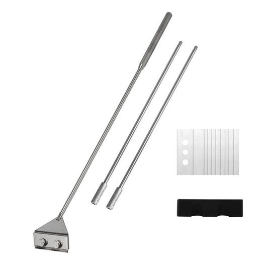 kajilai Paslanmaz Çelik Akvaryum Yosun Kazıyıcı Balık Tankı Temizleyici Yosun Kaldırmak için Kuru Keskin Kazıyıcı 90 CM