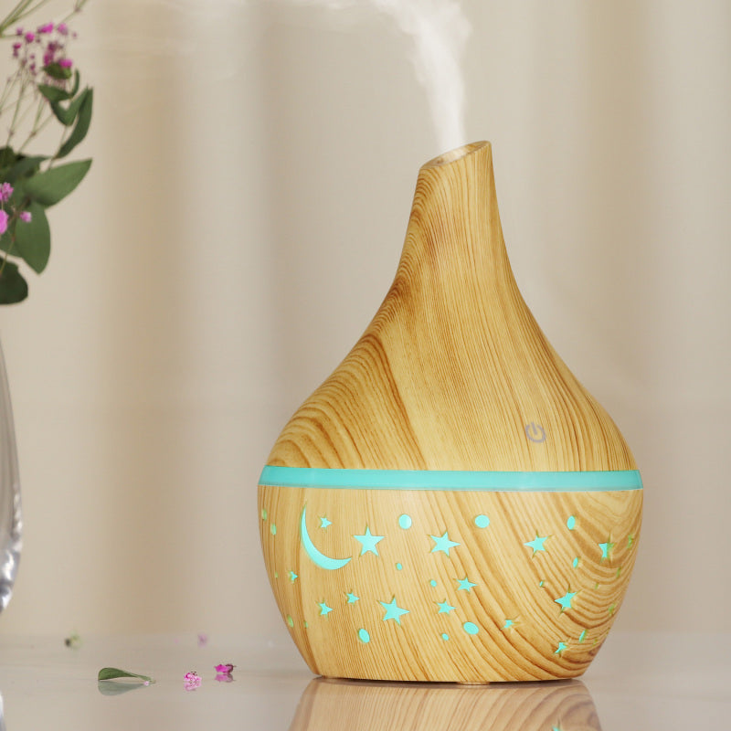 Aroma Diffuser 300ML Aromatherapy Essential Oil Diffuser with 7 Colors Led Night Light Air Humidifier Purifier Mist Maker for Home & Office