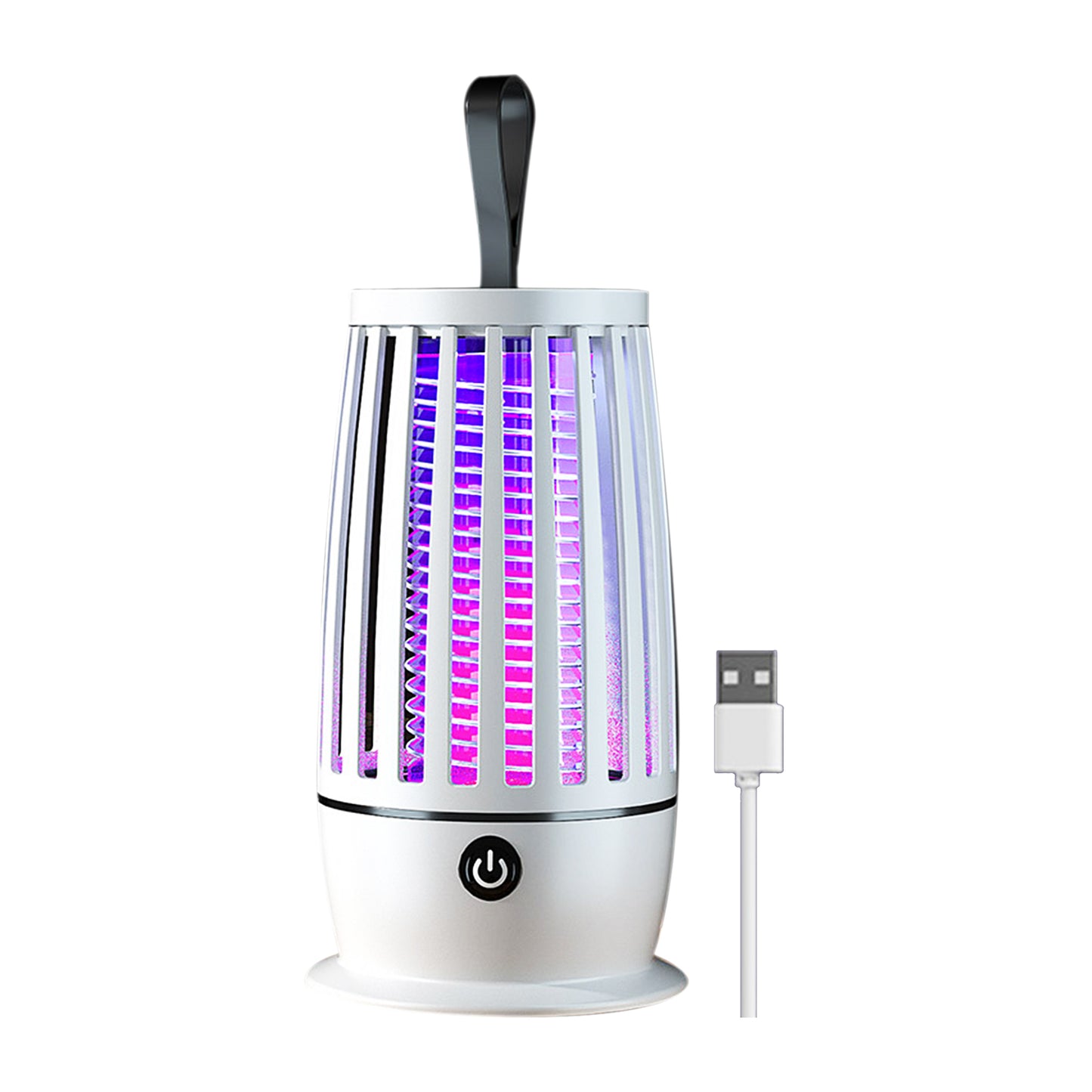 Mosquito Killer USB Hanging Bug Zapper Trap Lamp With Warm White Night Light Non-Toxic Electric Mosquito Lamp Insect Mosquito Attracts Fruit Flies