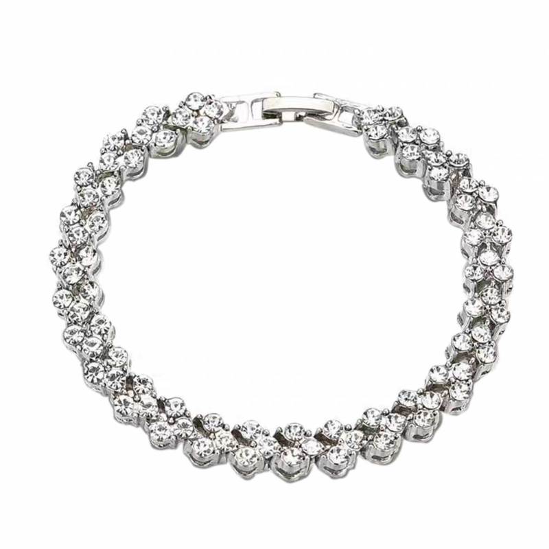 Mistaha Roma Kristal Bileklik Basit Kadın Zirkon Bileklik El Dekoratif Tam Pırlanta Aksesuarlar