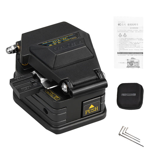 Fiber Cleaver Kablo Kesme Aleti FTTT Fiber Optik Kesici Sungsten Steel Blade Cleavers, 3in1 Fikstür ile