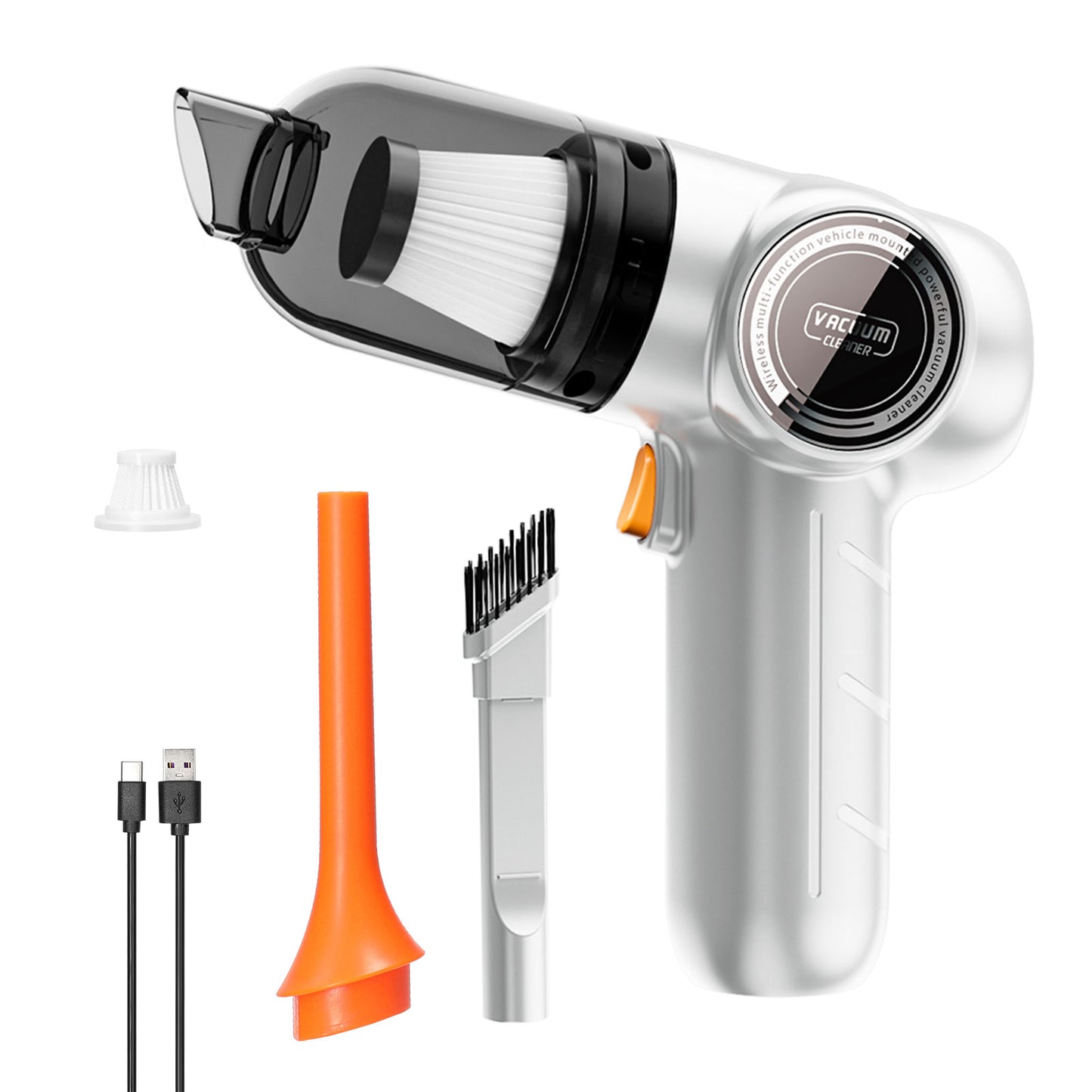 Araba Kablosuz Elektrikli Süpürge 120W Yüksek Gü?lü üflenebilir Kablosuz Ev Aletleri Elektrikli Süpürge Ev ve Araba ?ift Kullan?ml? Ta??nabilir Elektrikli Süpürge