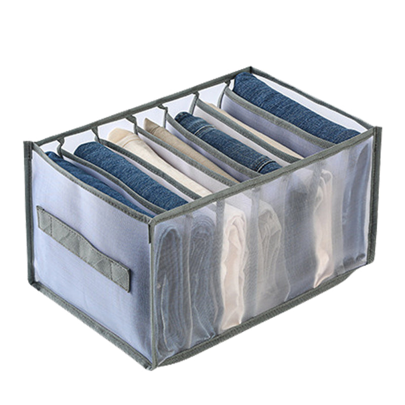 kosingna 7 Izgara/9 Izgara Giysi Düzenleyici Dolap Düzenleyici Saklama Çekmecesi Bölücüleri Saplı Gardırop Giysi Düzenleyici Kot Pantolon Tişört İç Çamaşırı